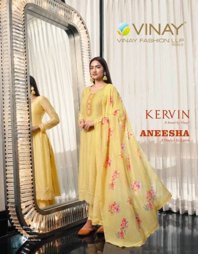 Kervin Aneesha By Vinay Fashion Embroidered Attractive Salwar Suit Collection